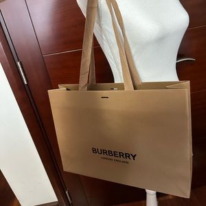 Burberry gift bag new